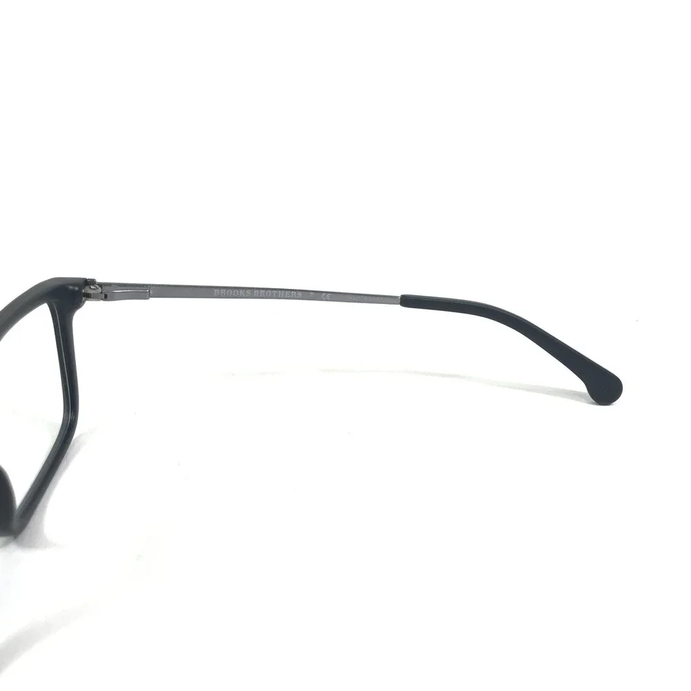Brooks Brothers Eyeglasses Frames BB2030 6105 Black Grey Square 53-16-140